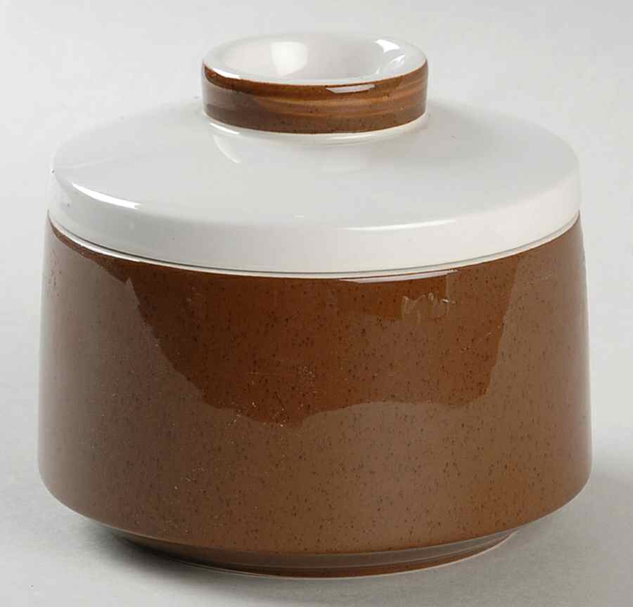 Mediterrania Expresso Brown Sugar Bowl & Lid by Mikasa-1