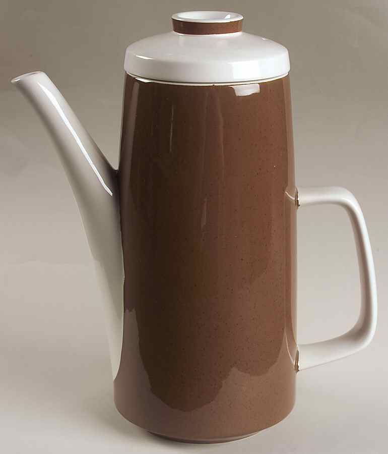 Mediterrania Expresso Brown Coffee Pot & Lid by Mikasa-1