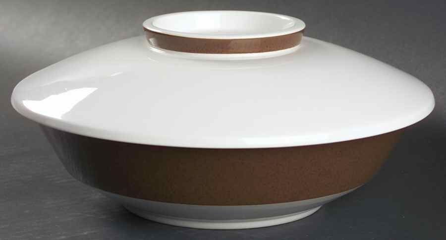 Mediterrania Expresso Brown Round Covered Vegetable by Mikasa-1