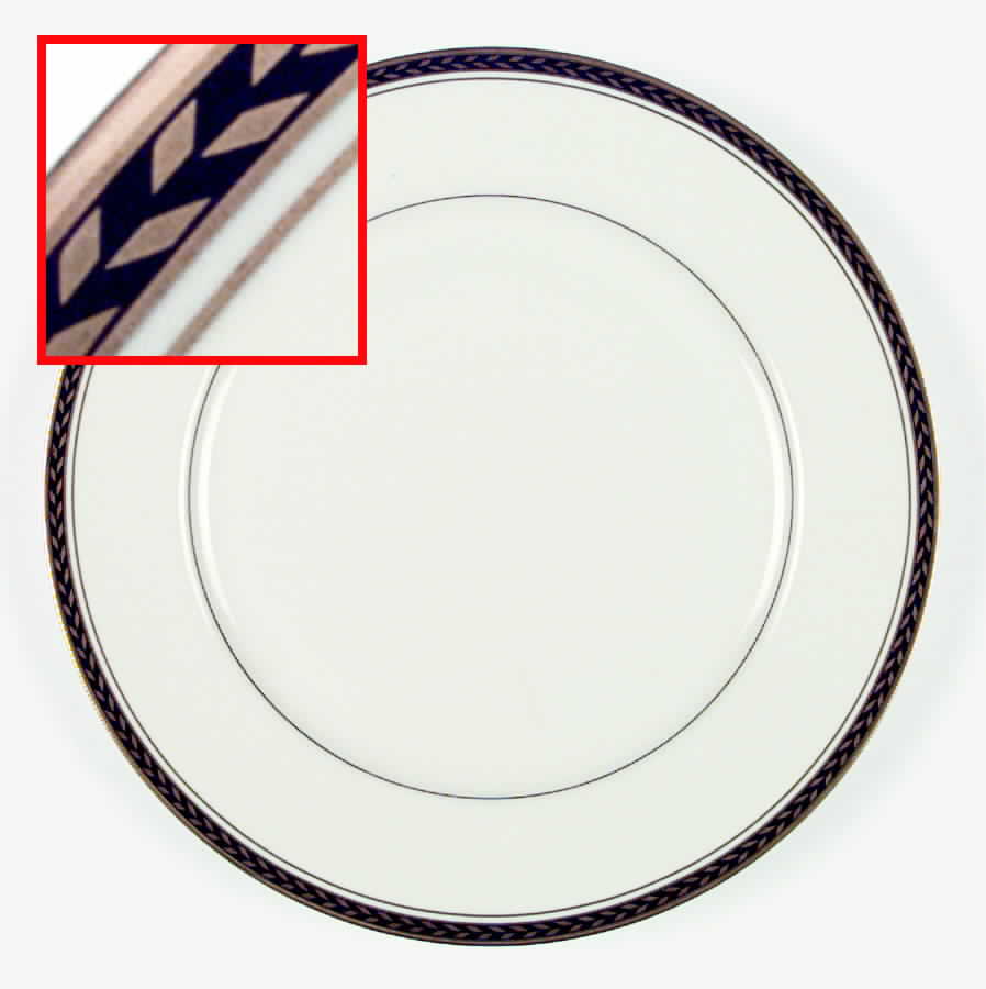 Medici Black Dinner Plate by Mikasa-1