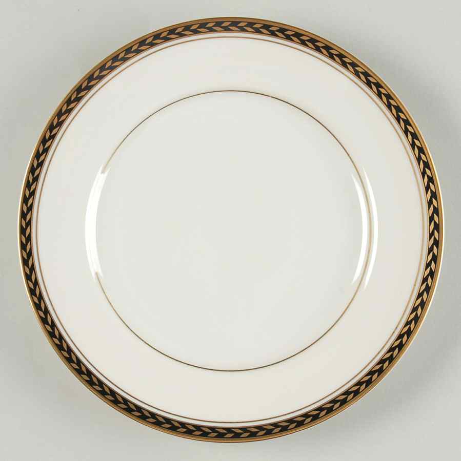 Medici Black Salad Plate by Mikasa-1