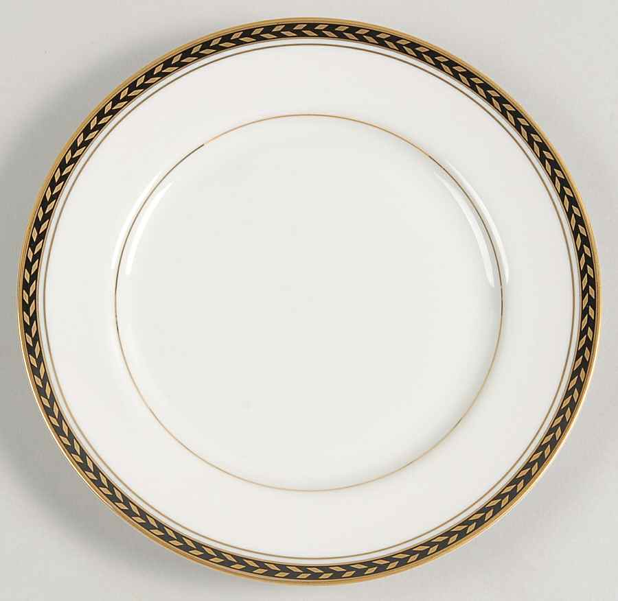 Medici Black Salad Plate by Mikasa-1