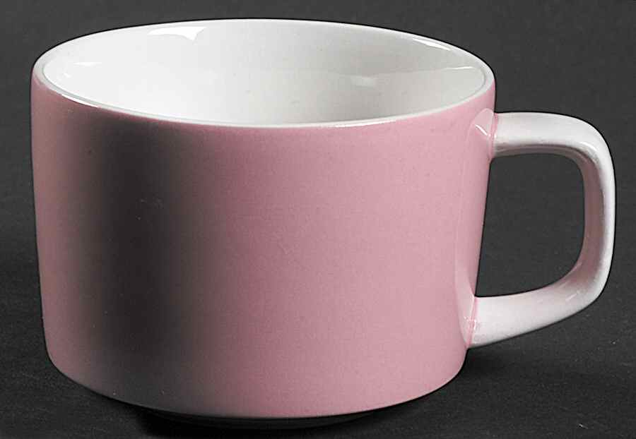 Mediterrania Pink Flat Cup by Mikasa-1