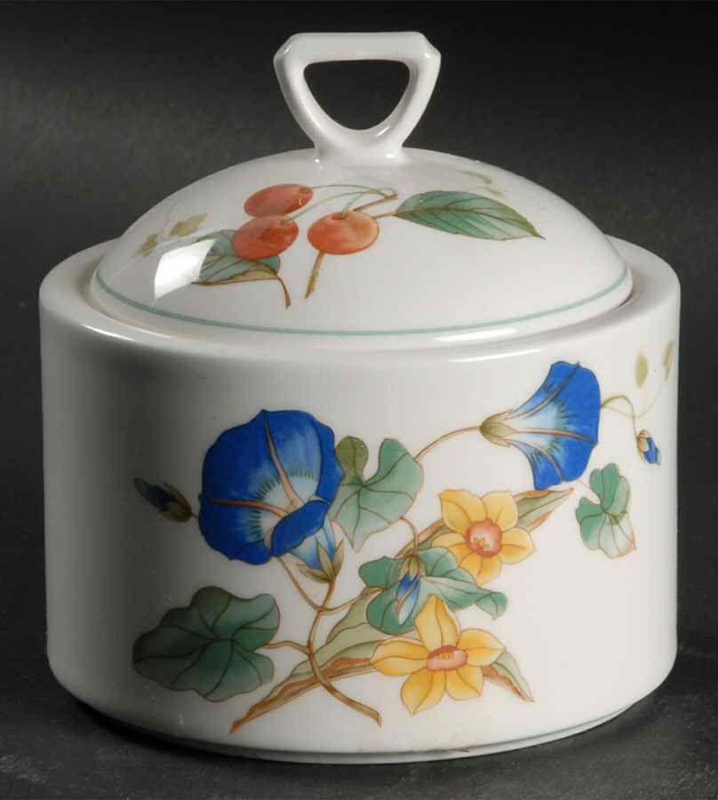 Meadow Gallery Sugar Bowl & Lid by Mikasa-1