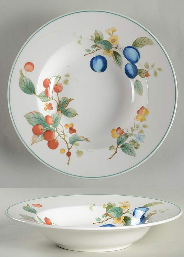 Meadow Gallery Large Rim Soup Bowl by Mikasa-1