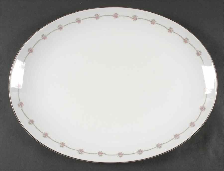 Melinda 16" Oval Serving Platter by Mikasa-1