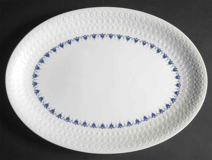 Melody 14" Oval Serving Platter by Mikasa-1