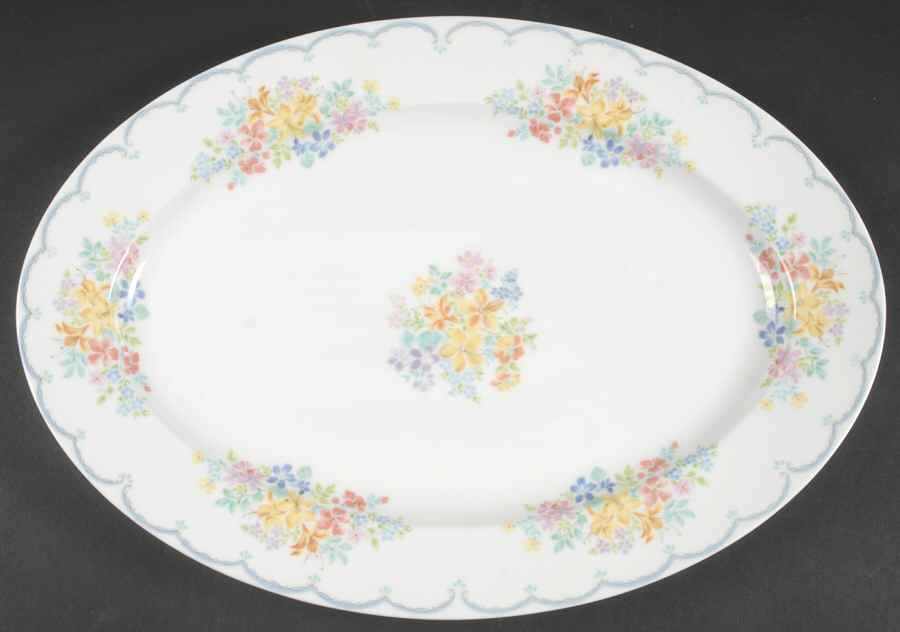 Memoire 16" Oval Serving Platter by Mikasa-1