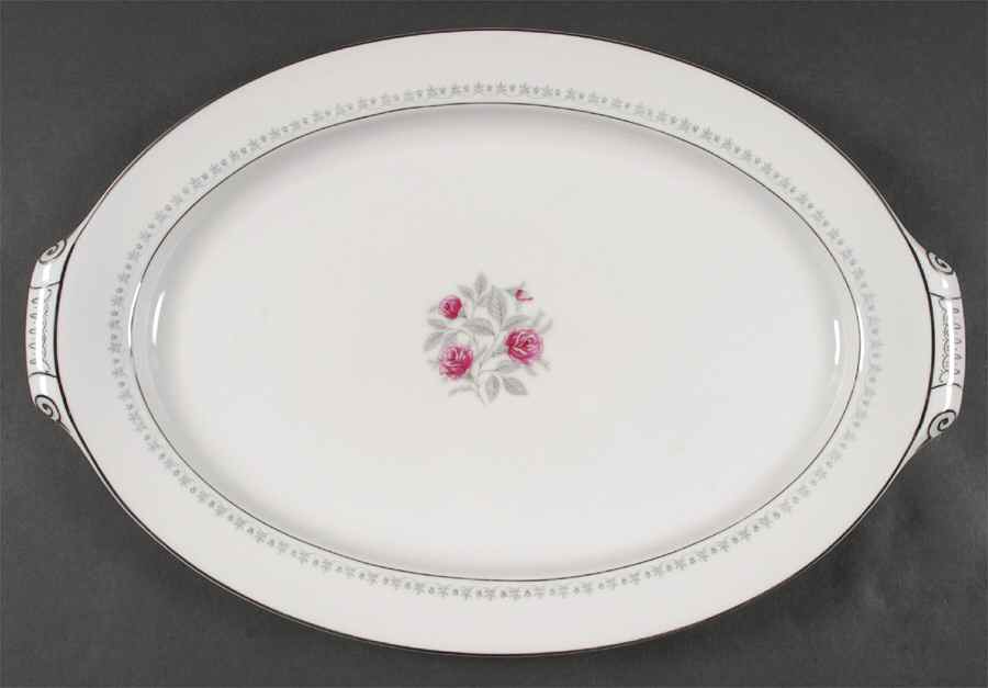 Mentone 17" Oval Serving Platter by Narumi-1