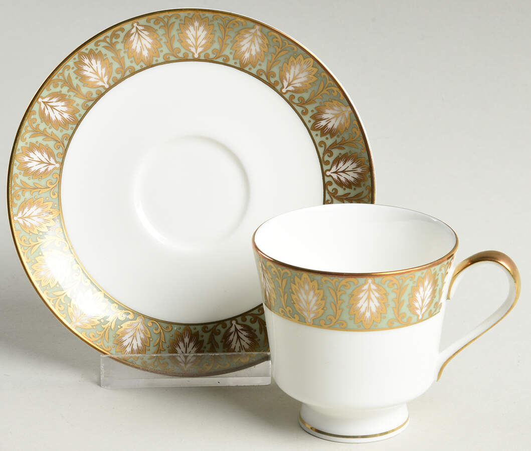 Meredith Footed Demitasse Cup & Saucer Set by Mikasa-1