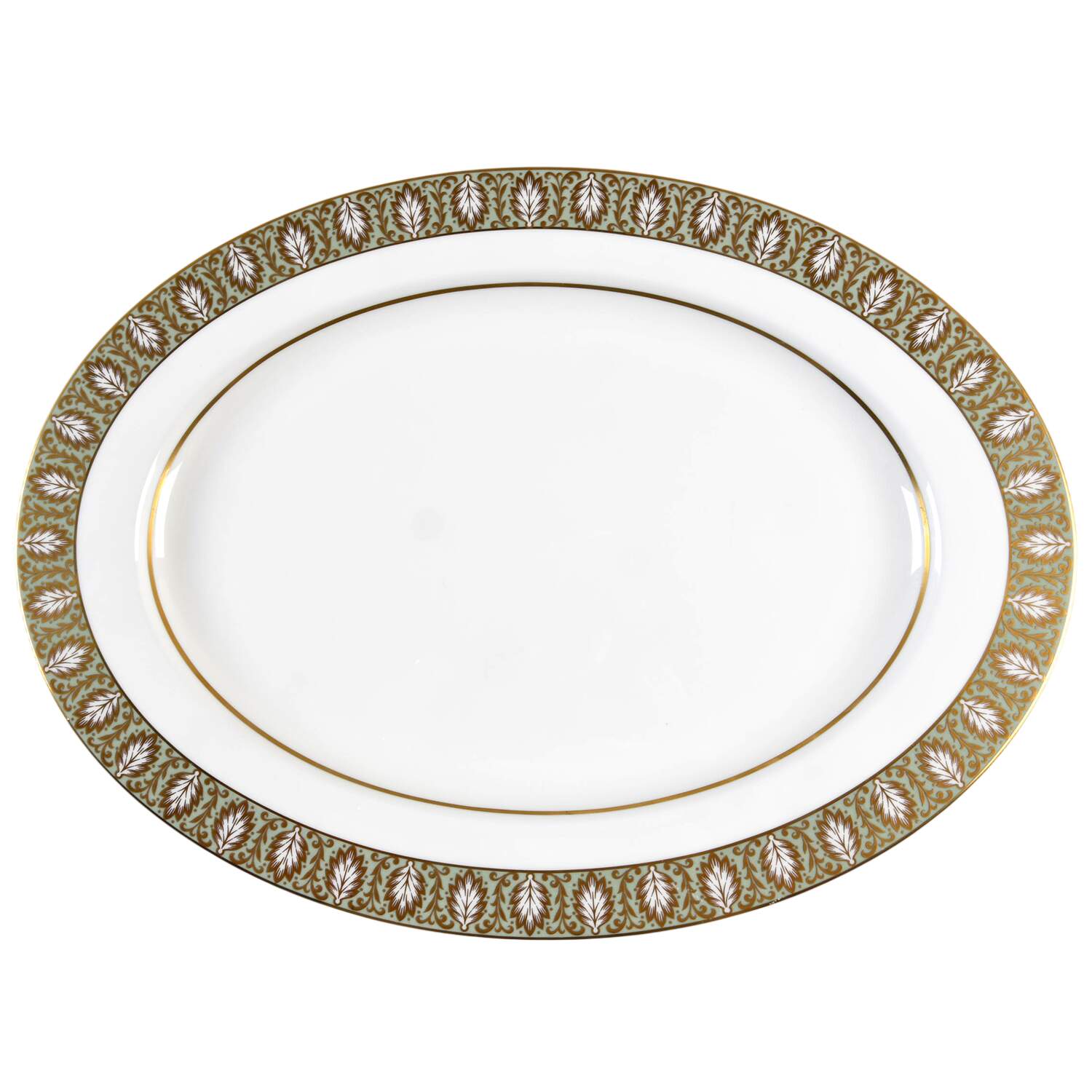 Meredith 17" Oval Serving Platter by Mikasa-1
