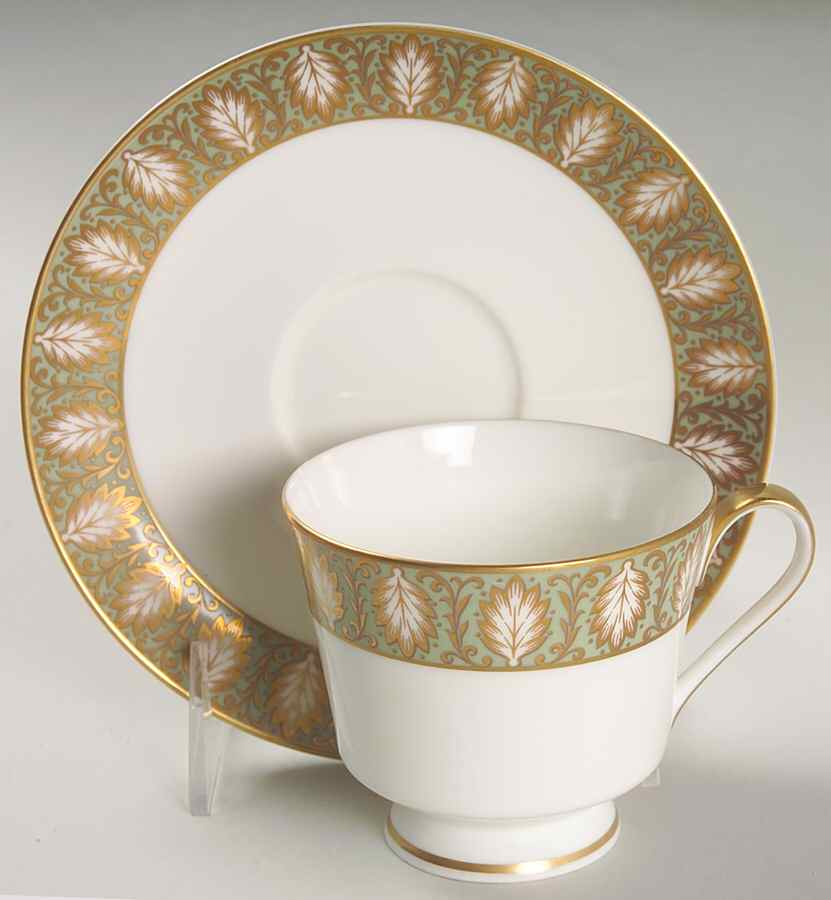 Meredith Footed Cup & Saucer Set by Mikasa-1