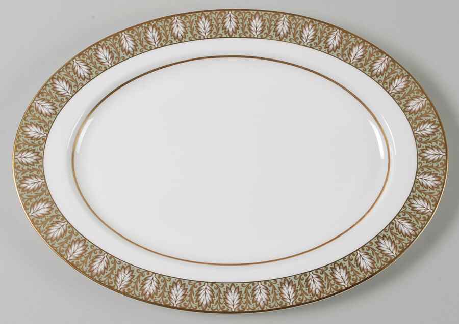 Meredith 15" Oval Serving Platter by Mikasa-1