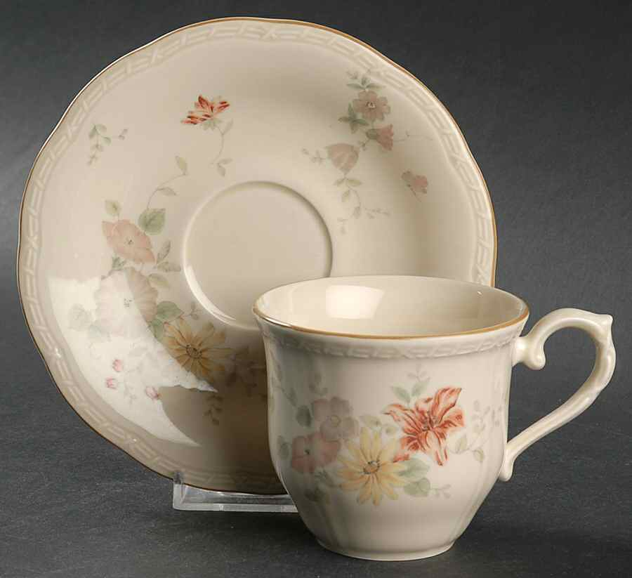 Merrie Flat Cup & Saucer Set by Mikasa-1