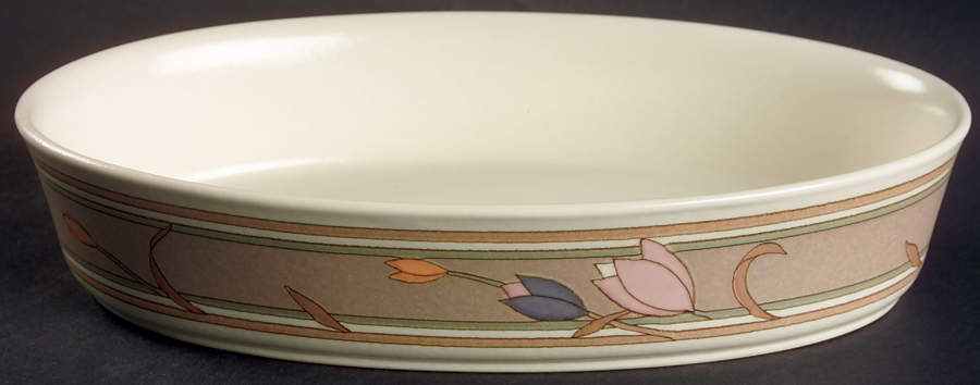 Meadow Sun 10" Oval Baker by Mikasa-1