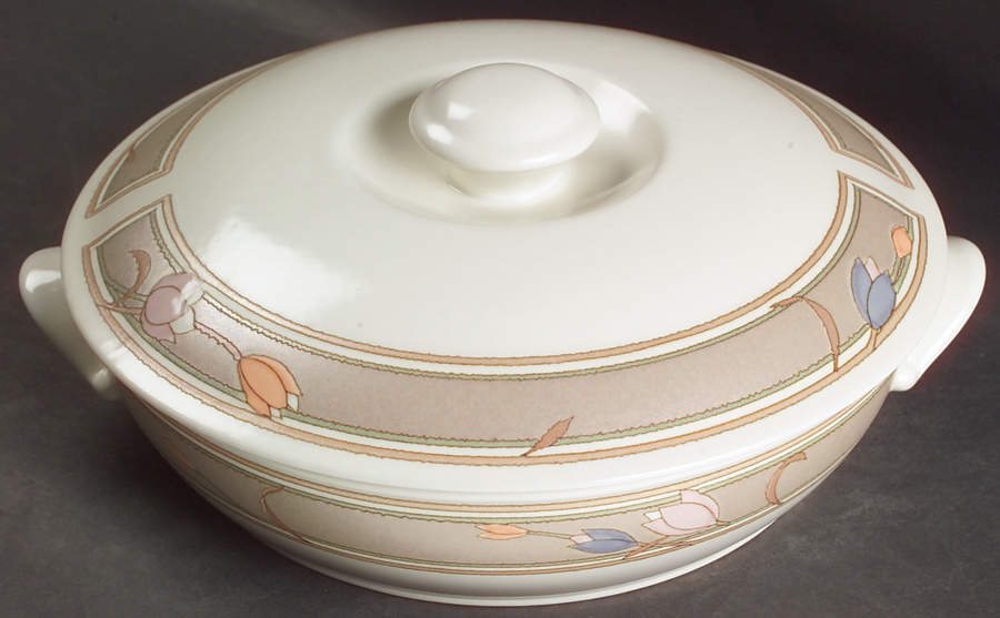Meadow Sun 1.5 Qt Round Covered Casserole by Mikasa-1