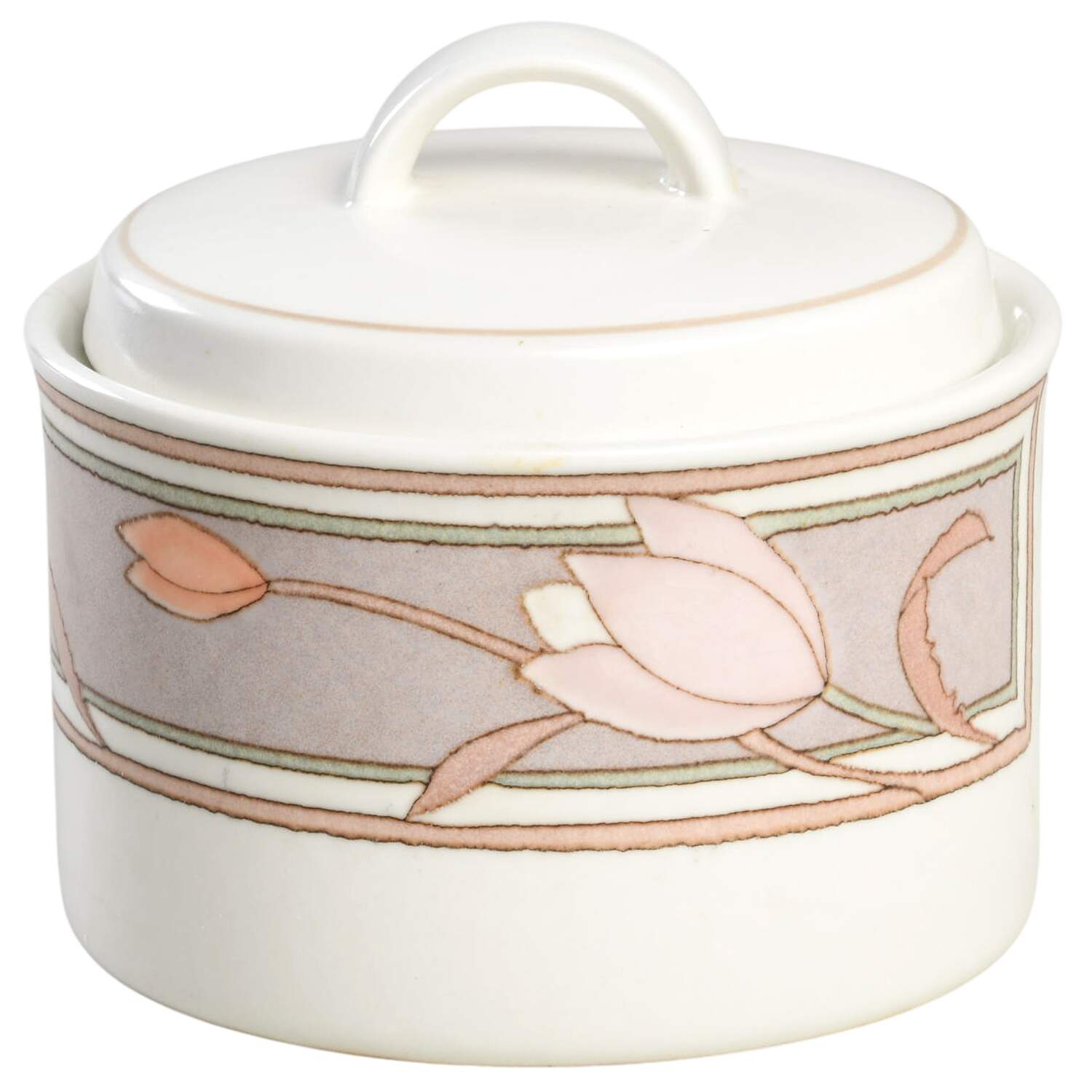 Meadow Sun Sugar Bowl & Lid by Mikasa-1