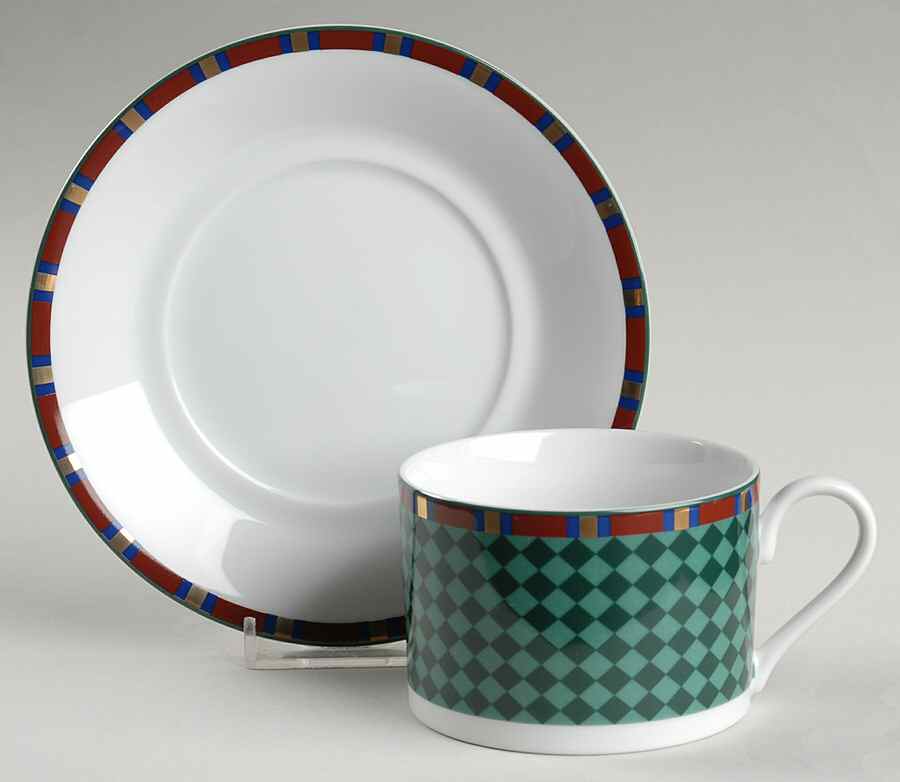 Metropolitan Flat Cup & Saucer Set by Mikasa-1