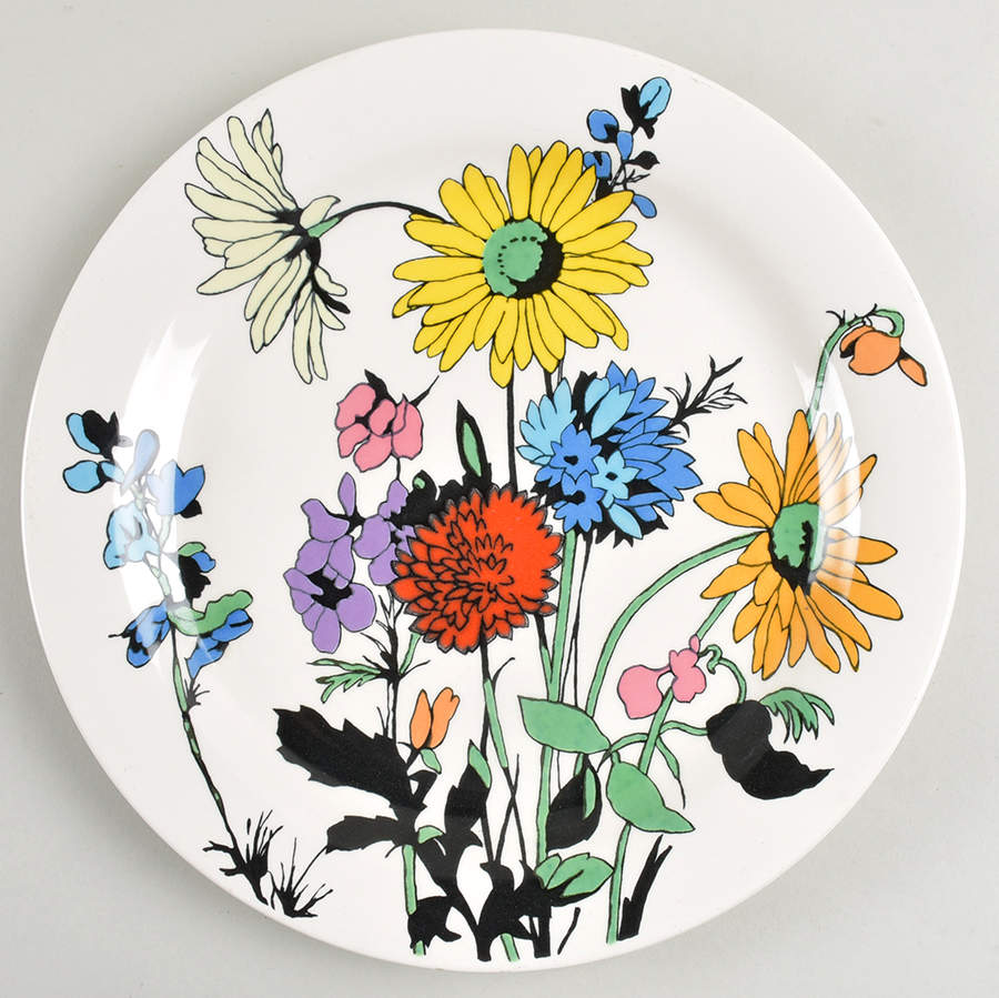 Mixed Bouquet 12" Chop Plate (Round Platter) by Mikasa-1