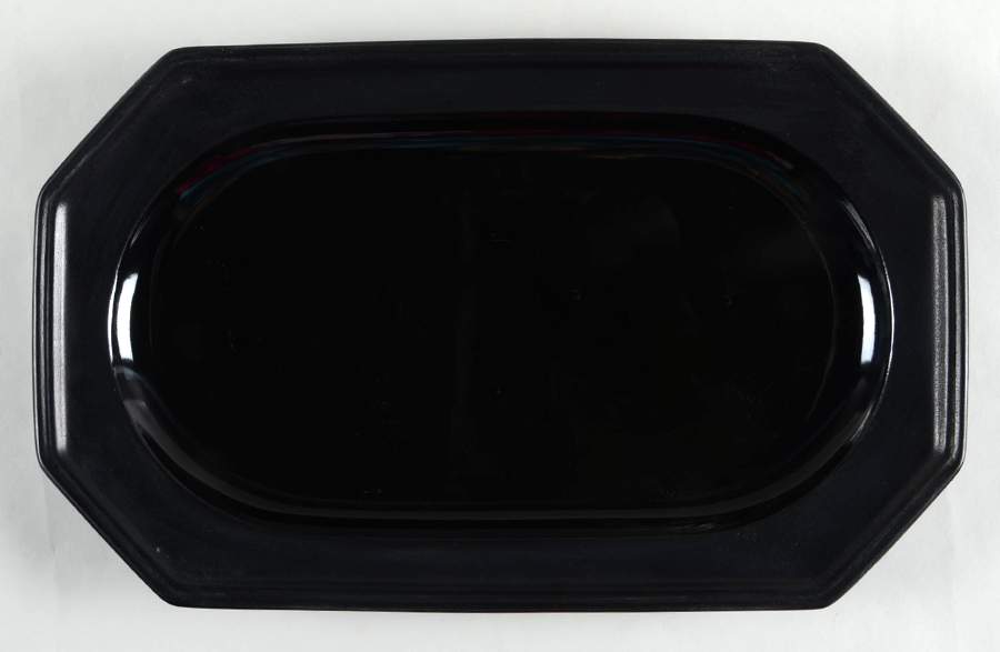 Midnight 14" Oval Serving Platter by Mikasa-1