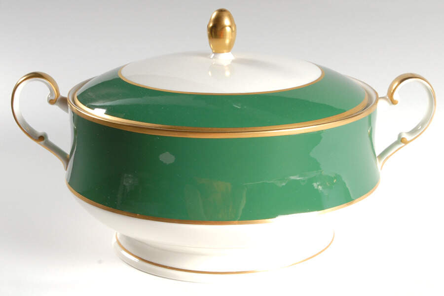 Ming Green Round Covered Vegetable by Mikasa-1