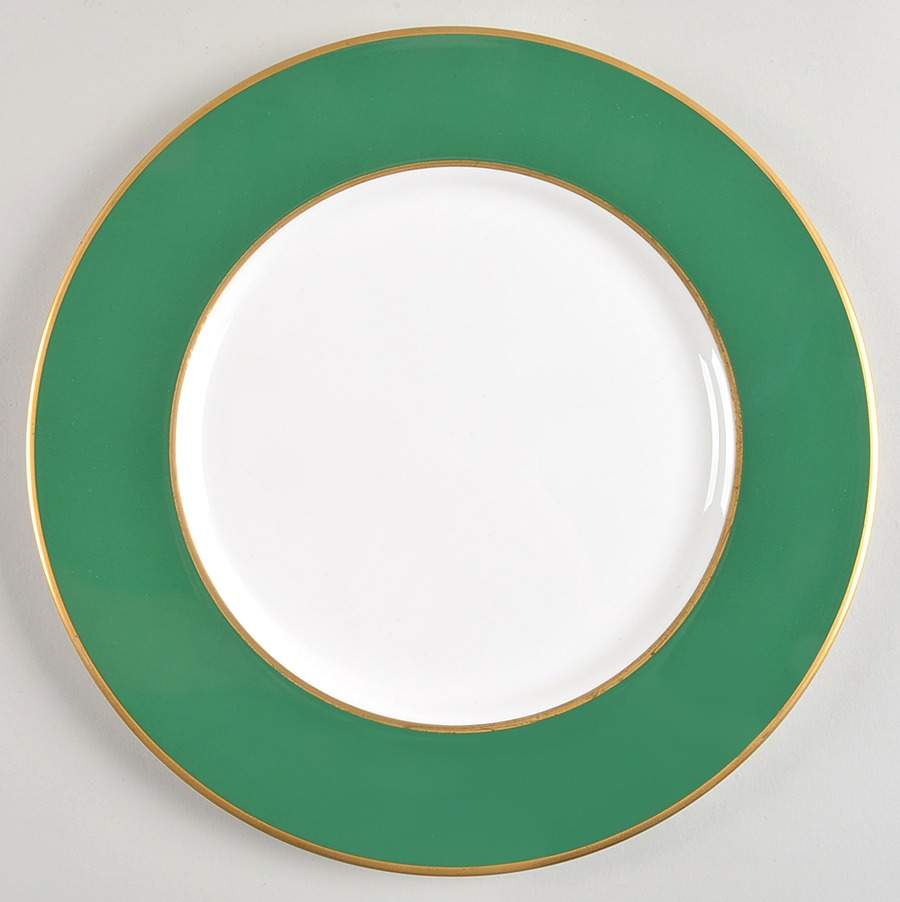 Ming Green Service Plate (Charger) by Mikasa-1