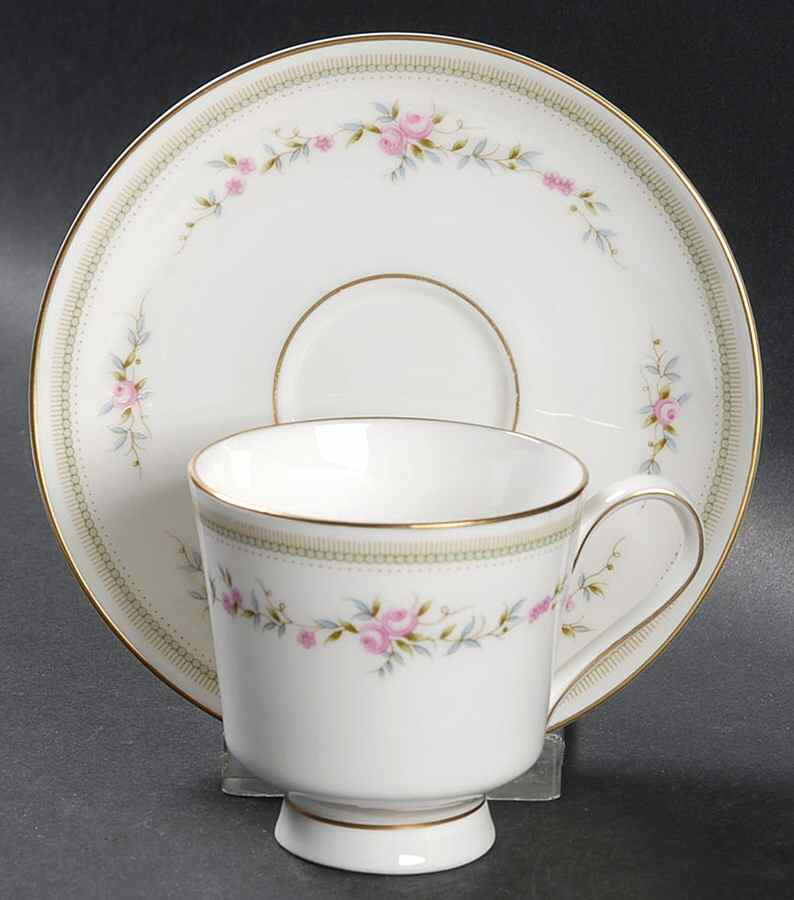 Millbrooke Footed Demitasse Cup & Saucer Set by Mikasa-1