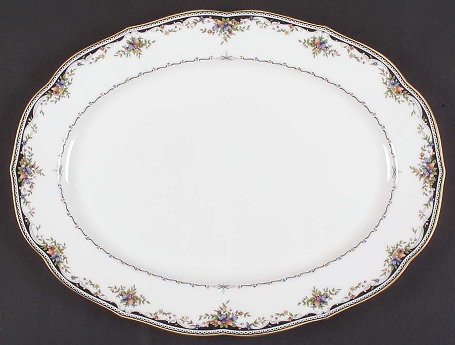 Millefleur 14" Oval Serving Platter by Mikasa-1