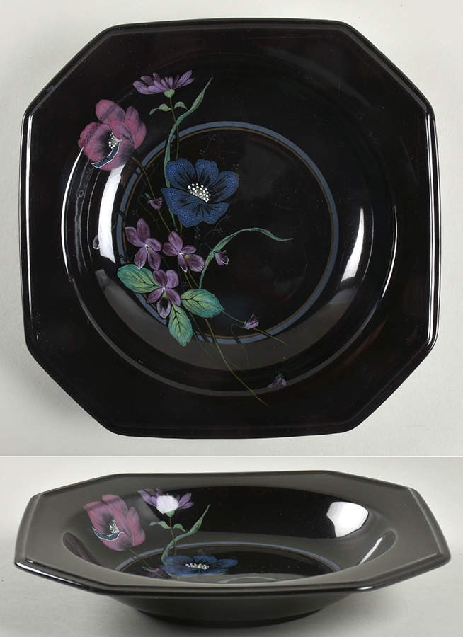 Midnight Magic Rim Soup Bowl by Mikasa-1