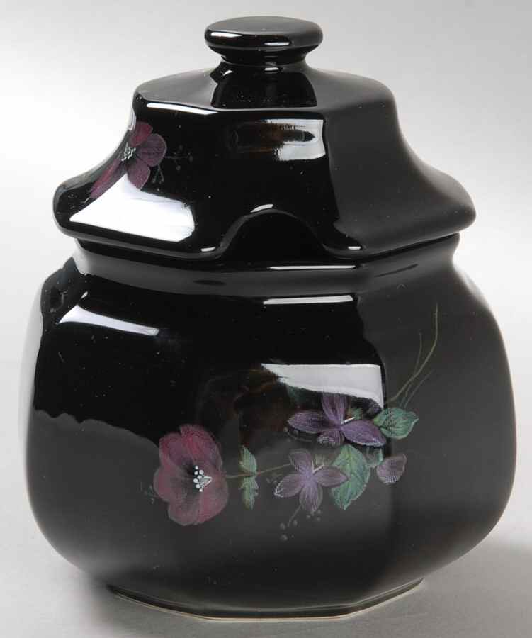 Midnight Magic Sugar Bowl & Lid by Mikasa-1