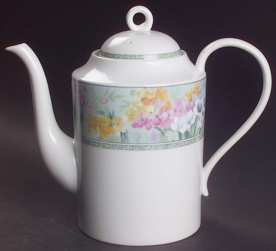 Misty Meadow Coffee Pot & Lid by Mikasa-1