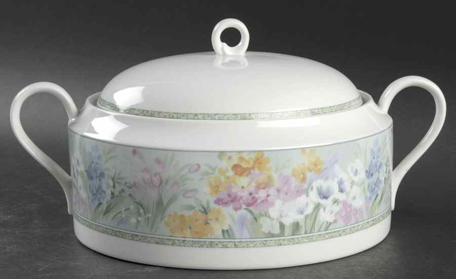 Misty Meadow Round Covered Vegetable by Mikasa-1