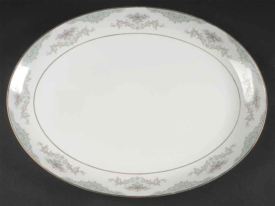 Minuet 16" Oval Serving Platter by Mikasa-1