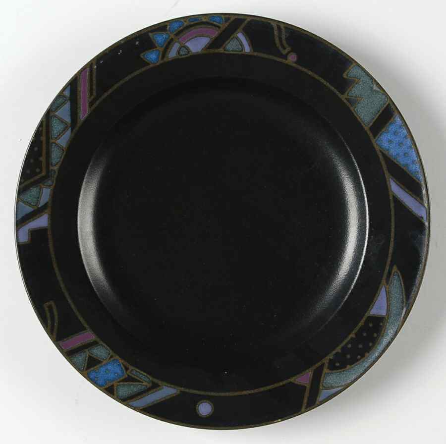 Midnight Odyssey Salad Plate by Mikasa-1