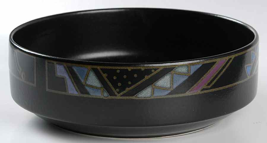 Midnight Odyssey 8" Round Vegetable Bowl by Mikasa-1
