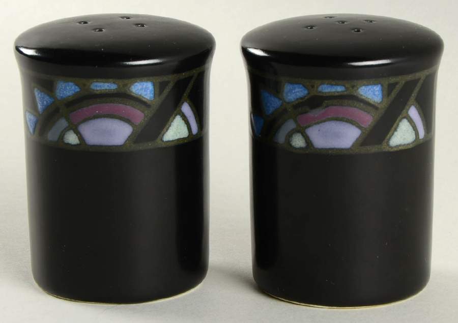 Midnight Odyssey Salt & Pepper Set by Mikasa-1