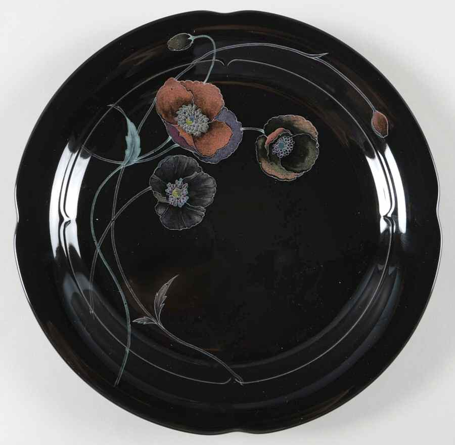 Midnight Pearls Salad Plate by Mikasa-1