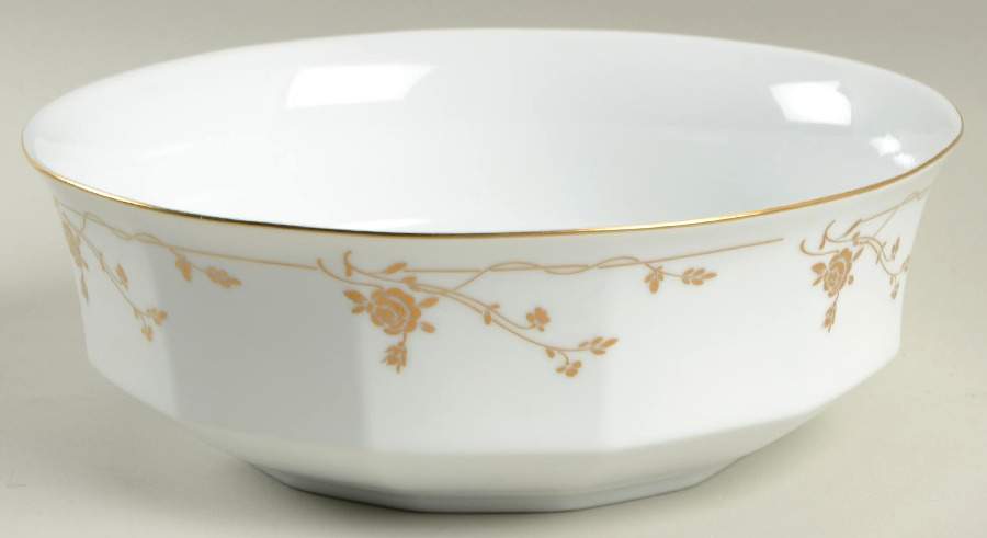 Midas Rose 8" Round Vegetable Bowl by Mikasa-1