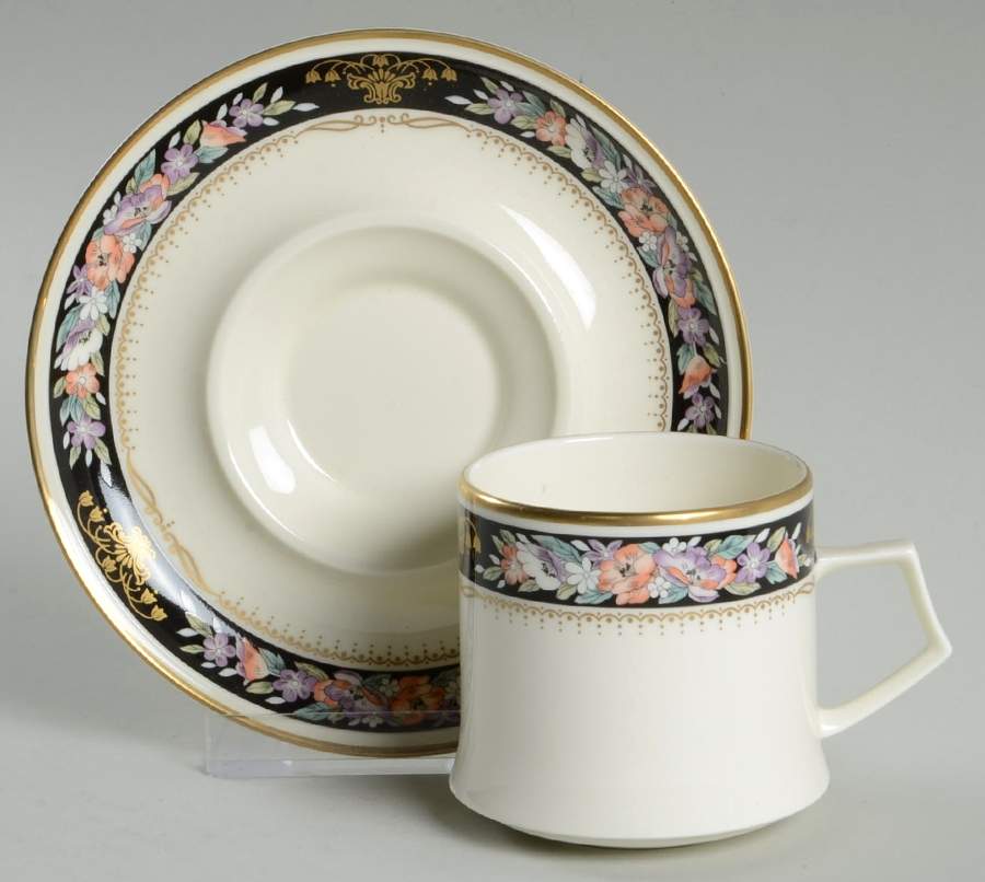 Midnight Sky Flat Demitasse Cup & Saucer Set by Mikasa-1