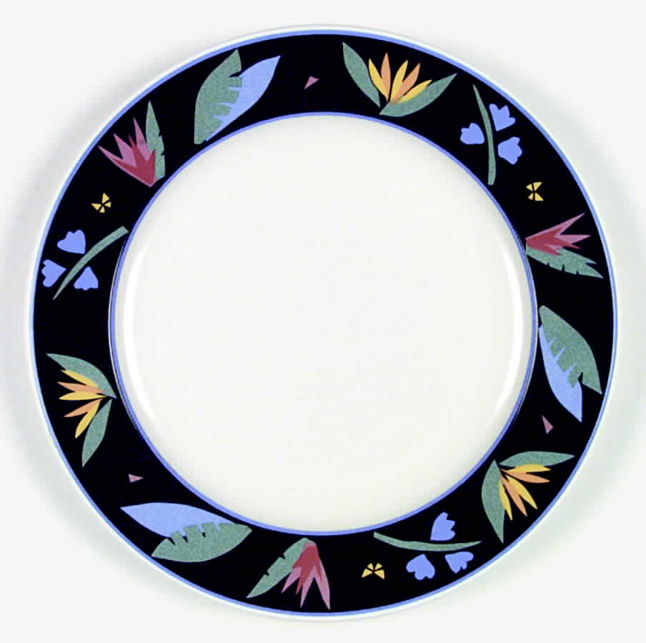 Midnight Tropics Dinner Plate by Mikasa-1