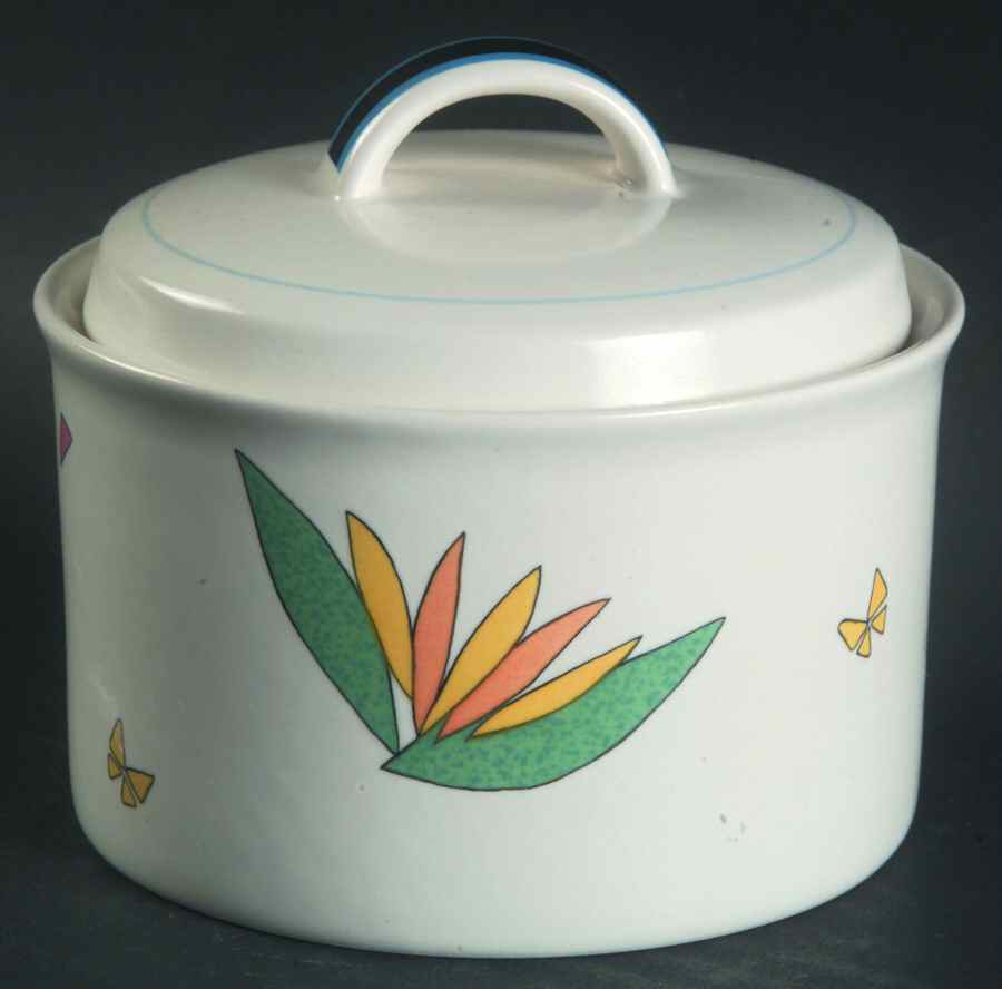 Midnight Tropics Sugar Bowl & Lid by Mikasa-1