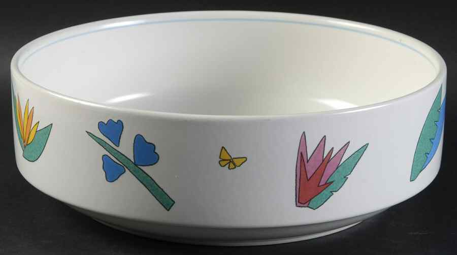 Midnight Tropics 8" Round Vegetable Bowl by Mikasa-1