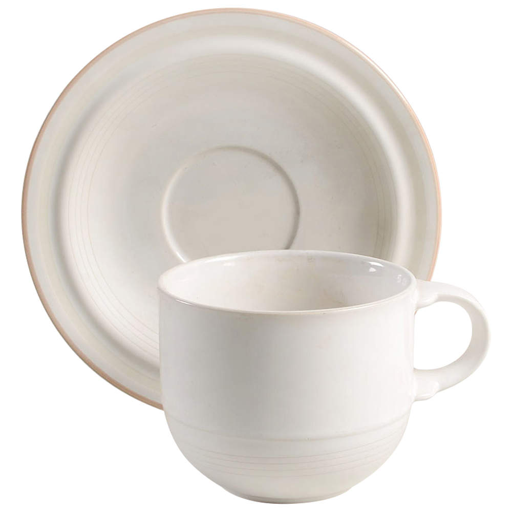 Moon Beams Flat Cup & Saucer Set by Mikasa-1
