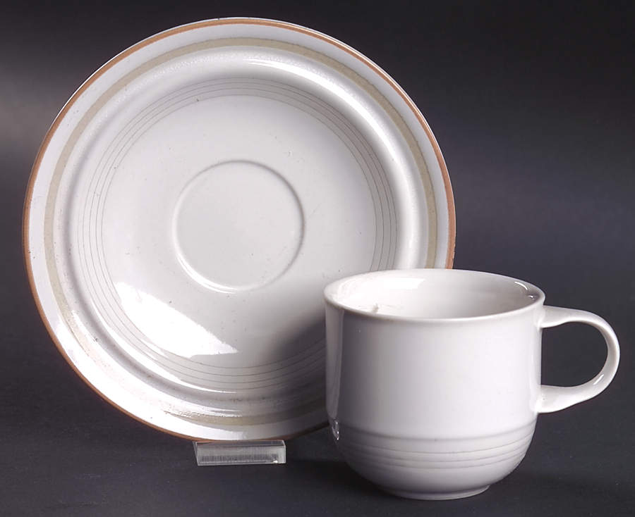Moon Beams Flat Demitasse Cup & Saucer Set by Mikasa-1