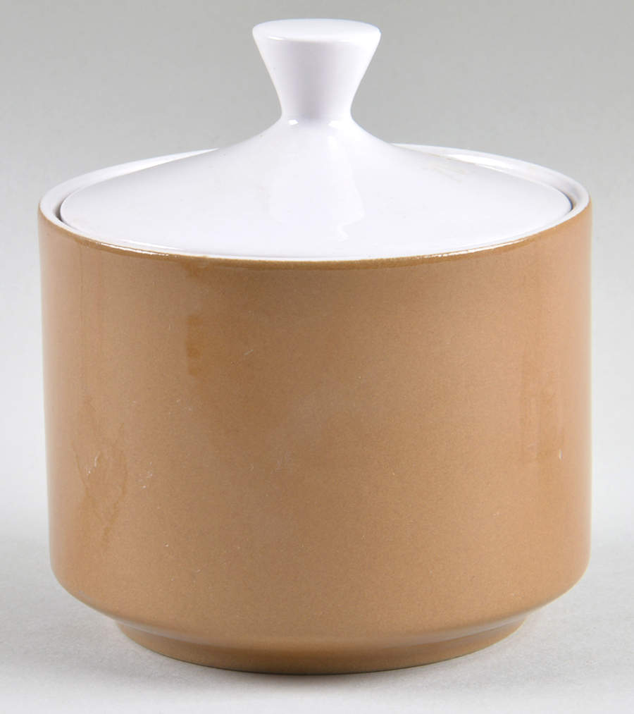 Mocha Sugar Bowl & Lid by Mikasa-1