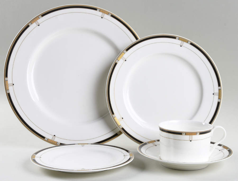 Monte Cristo Black 5 Piece Place Setting by Mikasa-1