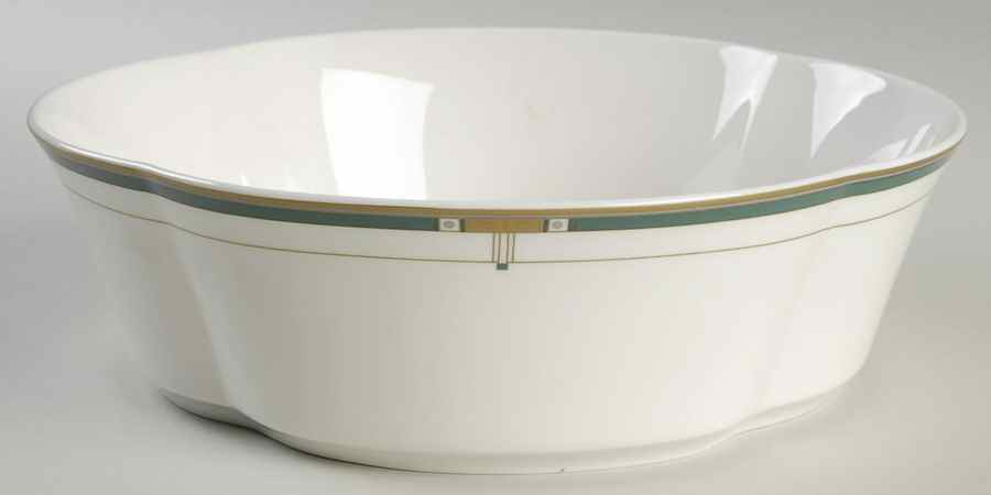 Monte Cristo Jade 9" Round Vegetable Bowl by Mikasa-1