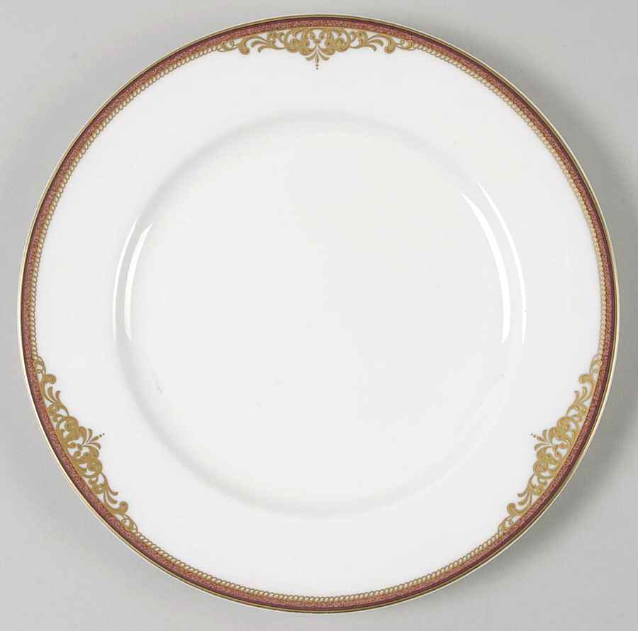 Monarchy Claret Salad Plate by Mikasa-1