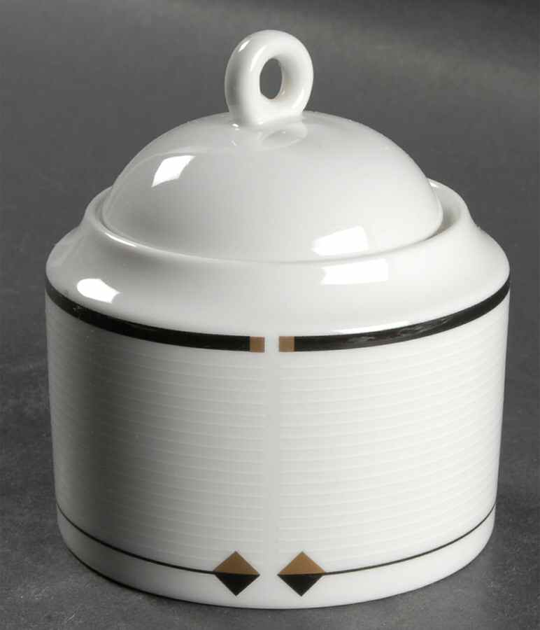 Moderne Sugar Bowl & Lid by Mikasa-1