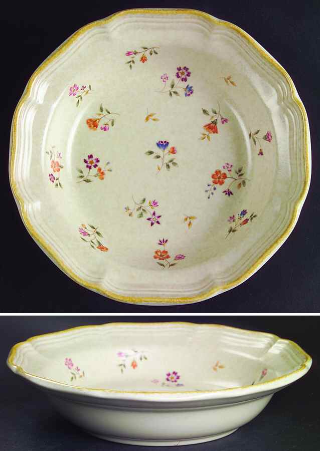 Mountain Flowers Soup/Cereal Bowl by Mikasa-1